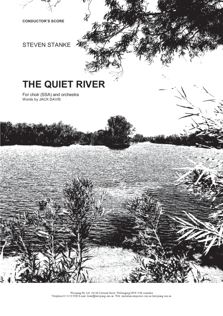 The Quiet River - Conductor's Score FRONT PAGE
